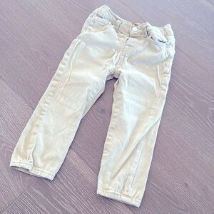 SEVEN FOR ALL MANKIND 24M khaki stretch skinny pants. Good condition.